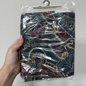 Vintage Arley Valance Fashion Toppers One Balloon Balance 72x14 Blue Green